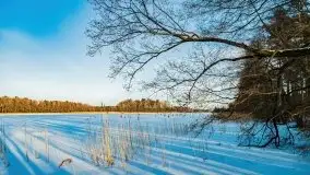 Zachód słońca przy wyspie Wydmińskiej, marzec 2021 r. - zdjęcie 14