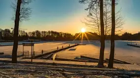 Wschód słońca w Strandzie nad jeziorem Kisajno - zdjęcie 30