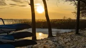 Wschód słońca nad jeziorem Niegocin w Wilkasach - zdjęcie 56