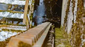 Jaz walcowy na kanale mazurskim, śluza Guja Piaski - zdjęcie 14