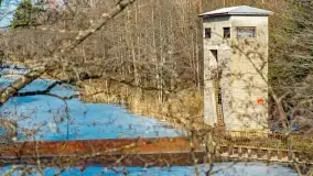 Jaz walcowy na kanale mazurskim, śluza Guja Piaski - zdjęcie 26