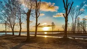 Zachód słońca nad jeziorem Tałty i kanałem Tałckim - zdjęcie 56