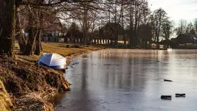 Zachód słońca nad jeziorem Harsz w Harszu - zdjęcie 19