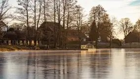 Zachód słońca nad jeziorem Harsz w Harszu - zdjęcie 30