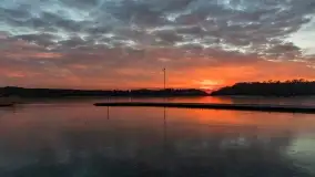 Marcowy zachód słońca nad jeziorem Kisajno - zdjęcie 19
