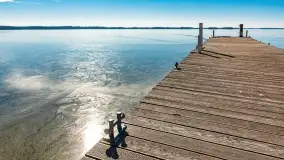 Przedwiośnie w porcie Nowy Harsz nad jeziorem Dargin - zdjęcie 28