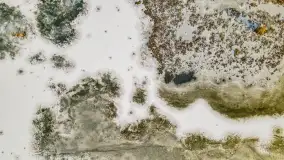 Jezioro Piłwąg w okowach lutowej zimy - zdjęcie 7