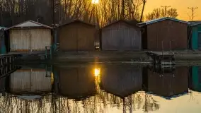 Garażowy zachód nad rzeką Pisa w Piszu - zdjęcie 27