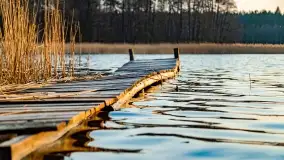 Zachód słońca nad jeziorem Wydmińskim, marzec 2022 - zdjęcie 17