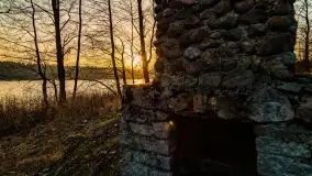 Zachód słońca nad jeziorem Wydmińskim, marzec 2022 - zdjęcie 16