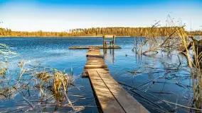 Jezioro Ołów w pierwszych dniach wiosny - zdjęcie 1