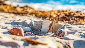 Zachód słońca nad jeziorem Dargin, marzec 2022 r. - zdjęcie 16