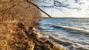 Zachód słońca nad jeziorem Dargin, marzec 2022 r. - zdjęcie 20