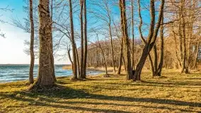 Zachód słońca nad jeziorem Dargin, marzec 2022 r. - zdjęcie 28