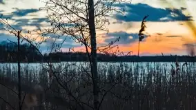 Zachód słońca nad jeziorem Stręgiel - zdjęcie 14