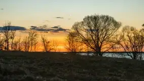 Zachód słońca nad jeziorem Dobskim, kwiecień 2022 - zdjęcie 56