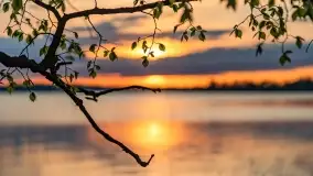 Zachód słońca nad jeziorem Niegocin, maj 2022 r. - zdjęcie 41