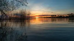 Zachód słońca nad jeziorem Niegocin, maj 2022 r. - zdjęcie 18