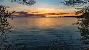 Zachód słońca nad jeziorem Niegocin, maj 2022 r. - zdjęcie 24