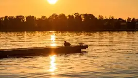 Zachód słońca nad jeziorem Bocznym, Marina Lester Club - zdjęcie 10