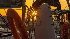 Wschód słońca nad jeziorem Mamry, Stanica Wodna Kietlice, czerwiec 2022 - zdjęcie 38