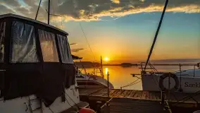 Wschód słońca nad jeziorem Mamry, Stanica Wodna Kietlice, czerwiec 2022 - zdjęcie 54