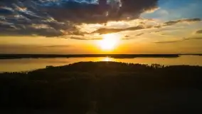 Zachód słońca nad jeziorem Kirsajty, koniec maja 2022 - zdjęcie 11