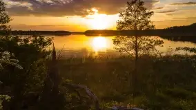 Zachód słońca nad jeziorem Kirsajty, koniec maja 2022 - zdjęcie 40