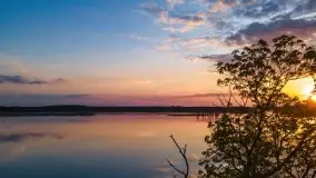 Zachód słońca nad jeziorem Kirsajty, koniec maja 2022 - zdjęcie 14