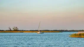 Zachód słońca w porcie AZS Wilkasy - zdjęcie 20