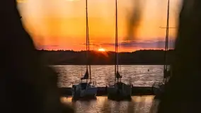 Czerwcowy zachód słońca nad jeziorem Kisajno - zdjęcie 8