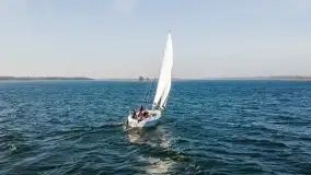 Sasanka Viva 700 dzielnie żegluje po jeziorze Dargin - zdjęcie 12