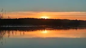Wiosenny zachód słońca w okolica jeziora Stręgiel - zdjęcie 13
