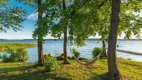 Zachód słońca nad jeziorem Mamry, Cypel Zwierzyniecki Róg - zdjęcie 14