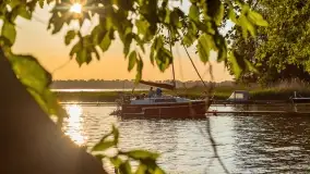 Zachód słońca nad jeziorem Mamry, Cypel Zwierzyniecki Róg - zdjęcie 8