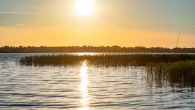 Zachód słońca nad jeziorem Mamry, Cypel Zwierzyniecki Róg - zdjęcie 7