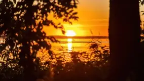 Sierpniowy zachód słońca nad jeziorem Dargin - zdjęcie 23