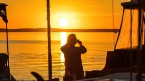 Sierpniowy zachód słońca nad jeziorem Dargin - zdjęcie 27