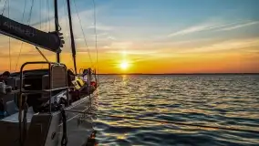 Zachód słońca w Pieczarkach, jezioro Dargin, lipiec 2022 - zdjęcie 34