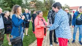 Odsłonięcie gwiazdy w Alei Gwiazd Szantowych w Ognistym Ptaku - Mietek Folk - zdjęcie 8