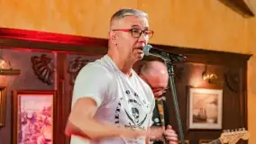 Odsłonięcie gwiazdy w Alei Gwiazd Szantowych w Ognistym Ptaku - Mietek Folk - zdjęcie 27