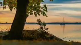 Zachód słońca nad jeziorem Dargin, wrzesień 2022 - zdjęcie 25