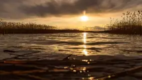 Mazurski zachód słońca, luty 2020 - zdjęcie 3