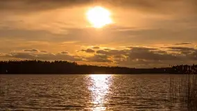 Mazurski zachód słońca, luty 2020 - zdjęcie 9