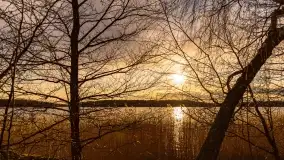 Mazurski zachód słońca, luty 2020 - zdjęcie 11