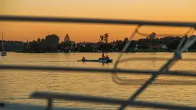 Zachód słońca nad jeziorem Bocznym, sierpień 2022 - zdjęcie 14