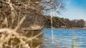 Cmentarz wojenny Jagerhohe i jezioro Święcajty na początku wiosny, 2022 - zdjęcie 27