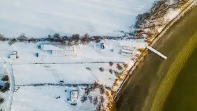 Grudniowy zachód słońca nad jeziorem Dargin, Nowy Harsz - zdjęcie 18