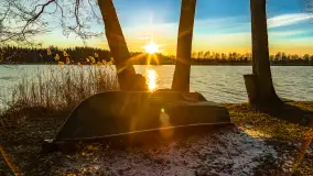 Zachód słońca nad jeziorem Ryńskim - zdjęcie 16