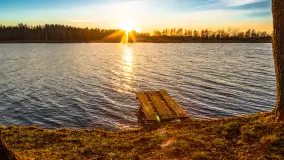 Zachód słońca nad jeziorem Ryńskim - zdjęcie 25